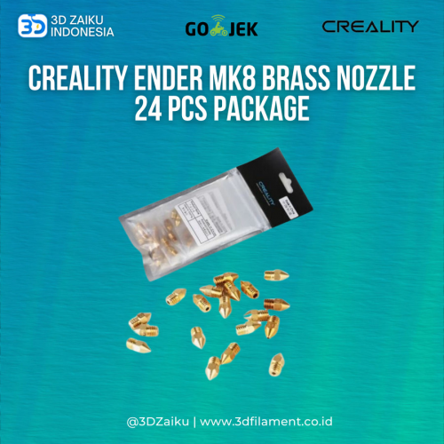 Original Creality Ender MK8 Brass Nozzle 24 pcs Package